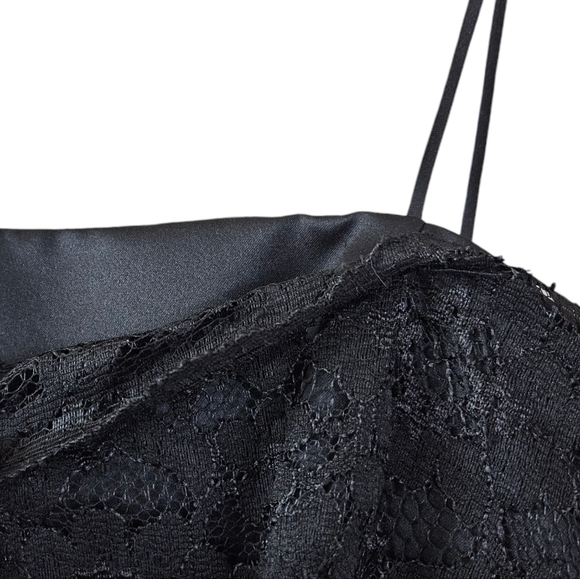 JS Collections Petite Black Lace Y2K Dress - Picture 2 of 5